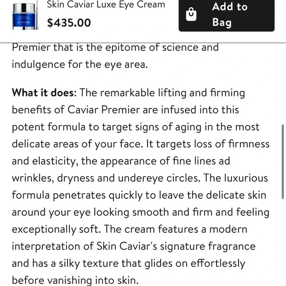 La Prairie Skin Caviar Luxe Eye C r e a m - Picture 4 of 5